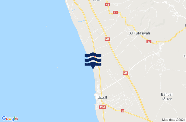 Khirbat al Ma‘azzah, Syriaの潮見表地図