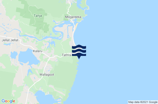 Kianinny Bay, Australiaの潮見表地図