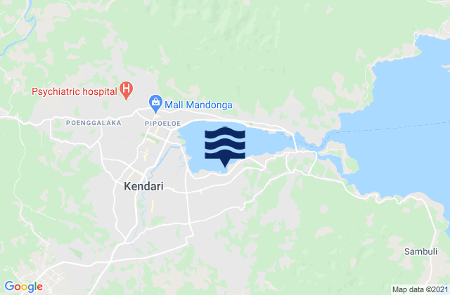 Kijang, Indonesiaの潮見表地図