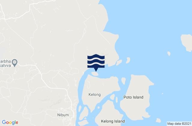 Kijang, Indonesiaの潮見表地図