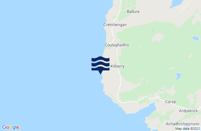 Kilberry Head, United Kingdomの潮見表地図