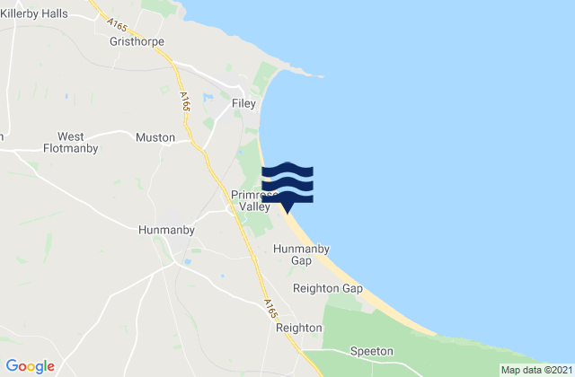 Kilham, United Kingdomの潮見表地図