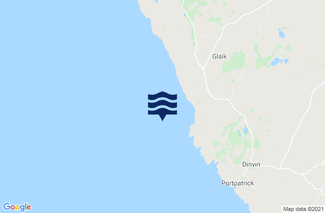 Killantringan Bay, United Kingdomの潮見表地図