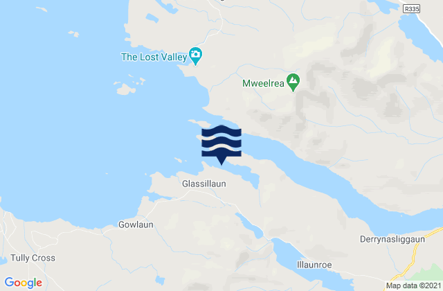 Killary Bay Little, Irelandの潮見表地図