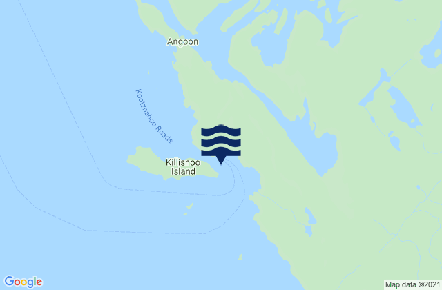 Killisnoo, United Statesの潮見表地図