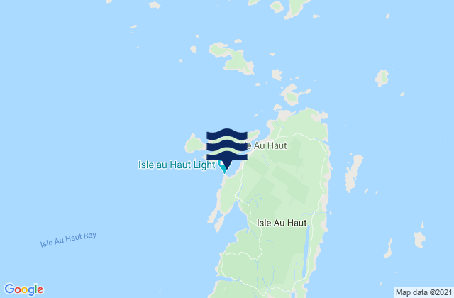 Kimball Island, United Statesの潮見表地図
