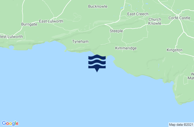 Kimmeridge Bay, United Kingdomの潮見表地図