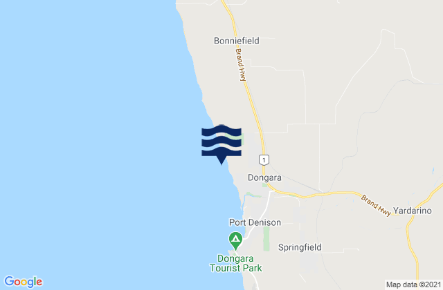Kingy Bay, Australiaの潮見表地図