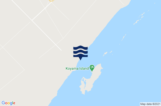 Kismaayo, Somaliaの潮見表地図