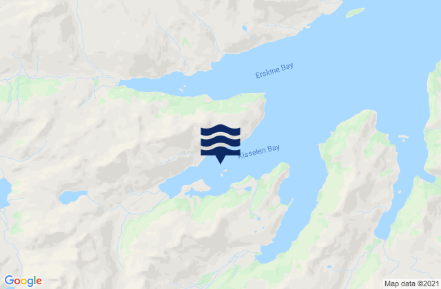 Kisselen Bay (Beaver Inlet), United Statesの潮見表地図