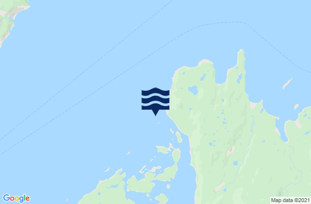 Kizhuyak Point, United Statesの潮見表地図