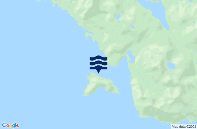 Klokachef Island, United Statesの潮見表地図