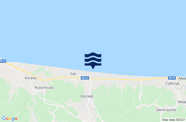 Kocaali İlçesi, Turkeyの潮見表地図
