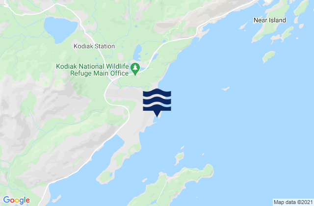 Kodiak St Paul Harbor, United Statesの潮見表地図