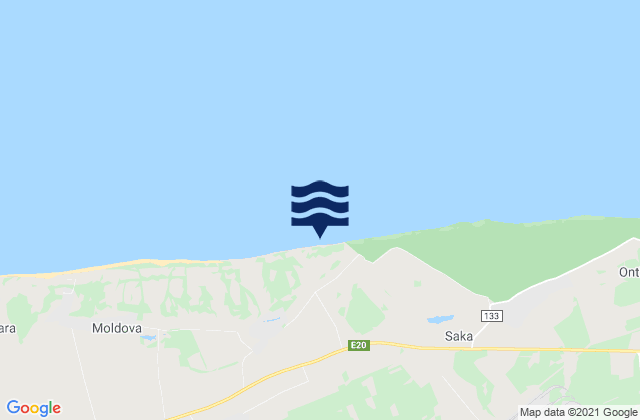 Kohtla-Nõmme, Estoniaの潮見表地図