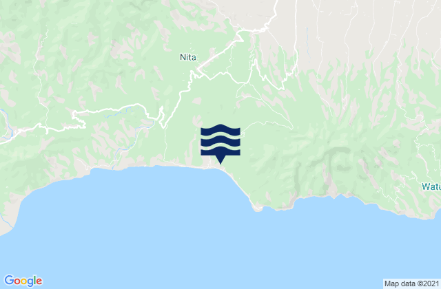 Kojagete, Indonesiaの潮見表地図