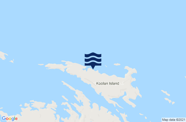 Koolan Island, Australiaの潮見表地図