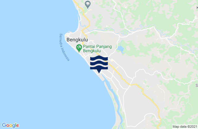 Kota Bengkulu, Indonesiaの潮見表地図