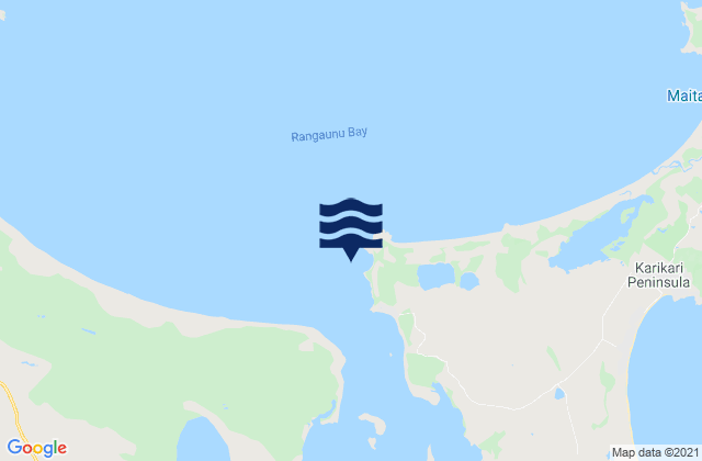 Kotiatia Point, New Zealandの潮見表地図