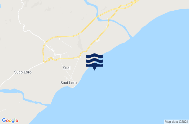 Kovalima, Timor Lesteの潮見表地図