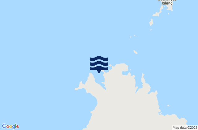 Krait Bay, Australiaの潮見表地図