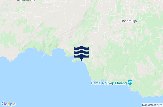 Krajan Kulon Purworejo, Indonesiaの潮見表地図