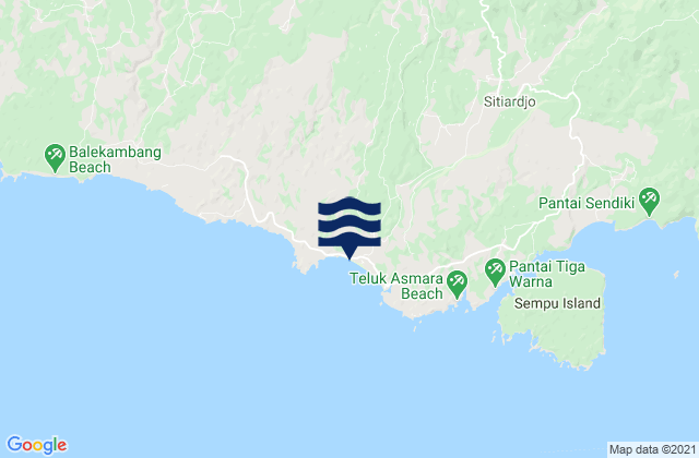Krajan Sidodadi, Indonesiaの潮見表地図