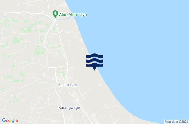 Krajan Tanjungrejo, Indonesiaの潮見表地図