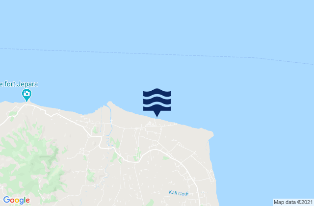 Krajan Tegalombo, Indonesiaの潮見表地図