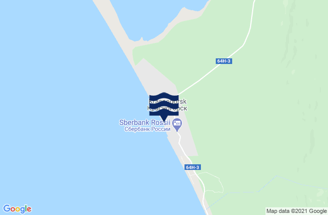 Krasnogorsk, Russiaの潮見表地図
