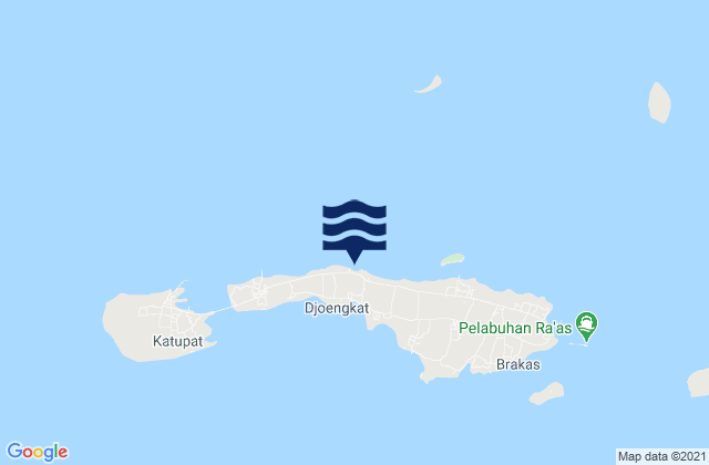 Kropoh, Indonesiaの潮見表地図