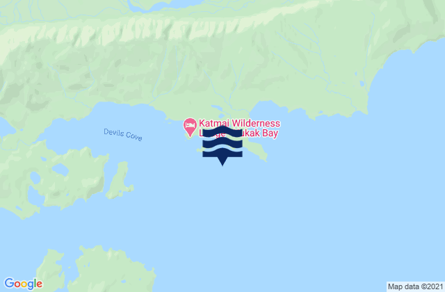 Kukak (Kukak Bay), United Statesの潮見表地図