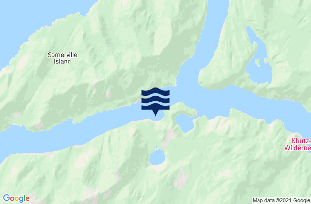 Kumeon Bay, Canadaの潮見表地図