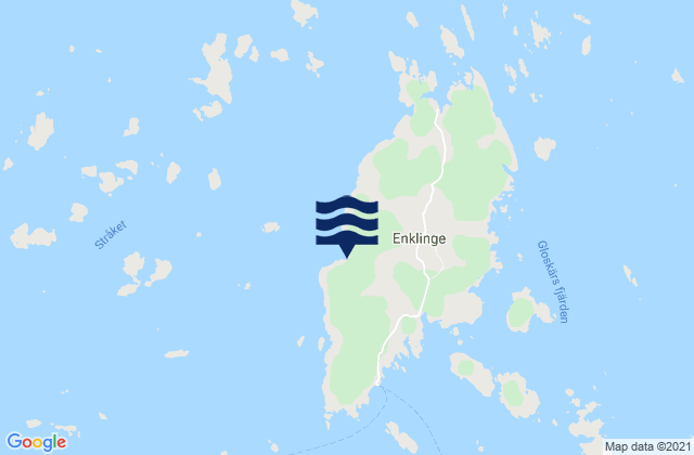 Kumlinge, Aland Islandsの潮見表地図