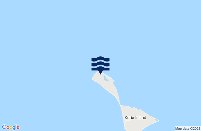 Kuria, Kiribatiの潮見表地図