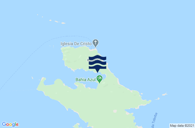 Kusapin, Panamaの潮見表地図