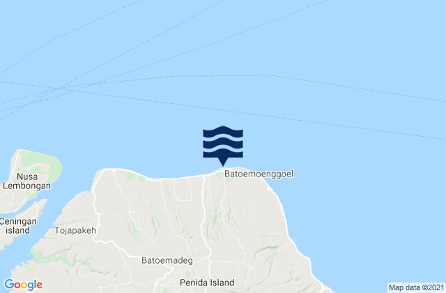 Kutampi, Indonesiaの潮見表地図