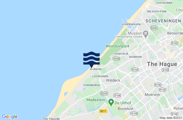 Kwintsheul, Netherlandsの潮見表地図