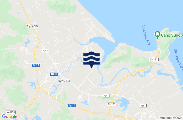 Kỳ Anh, Vietnamの潮見表地図