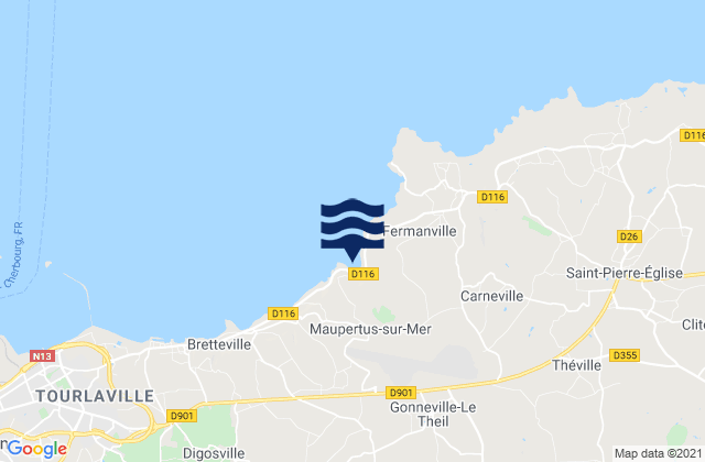 LAnse du Brick, Franceの潮見表地図