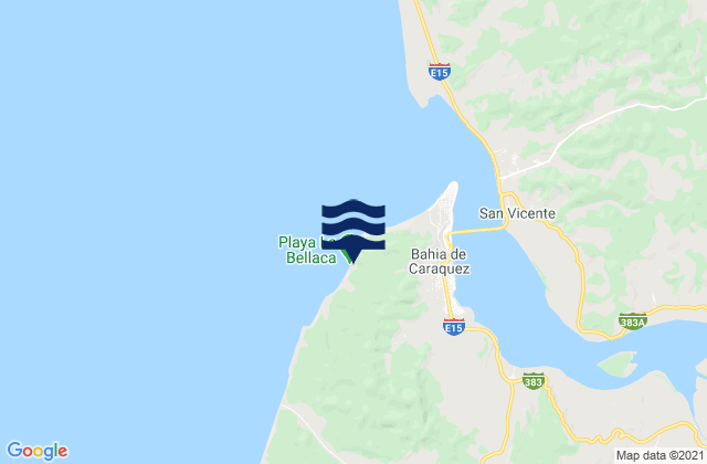 La Bellaca, Ecuadorの潮見表地図