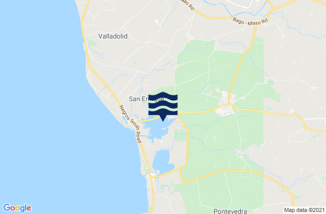 La Carlota City, Philippinesの潮見表地図