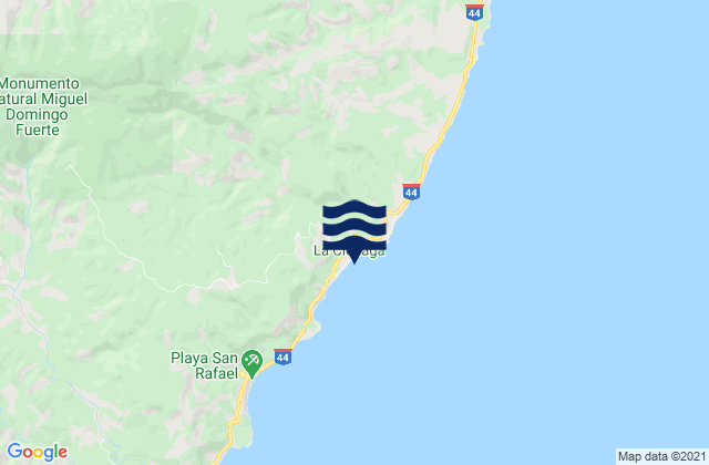 La Ciénaga, Dominican Republicの潮見表地図