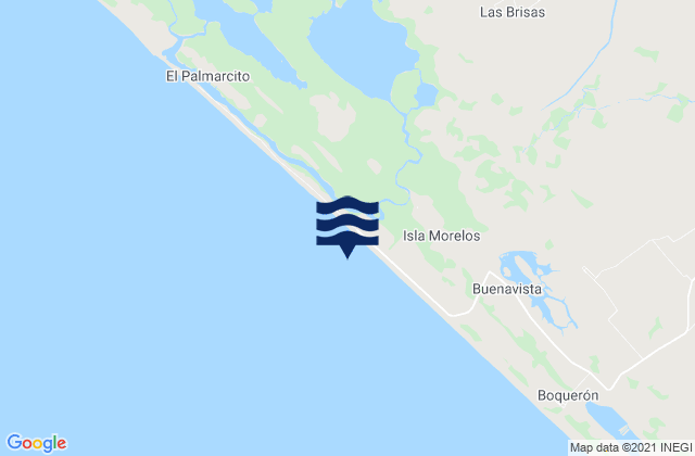 La Esperanza (El Zapotal), Mexicoの潮見表地図