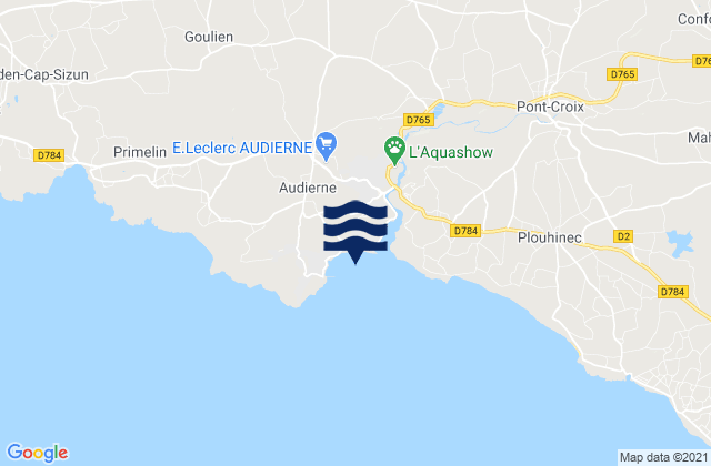 La Gamelle, Franceの潮見表地図