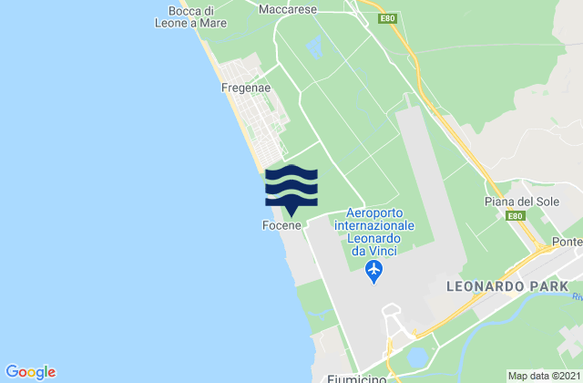 La Massimina-Casal Lumbroso, Italyの潮見表地図
