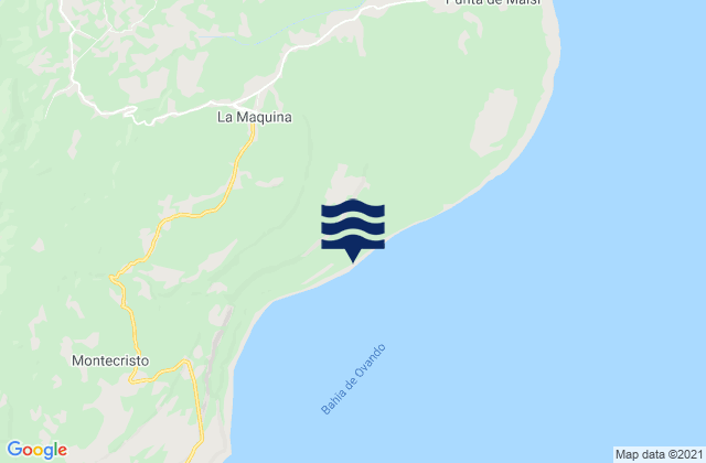 La Máquina, Cubaの潮見表地図