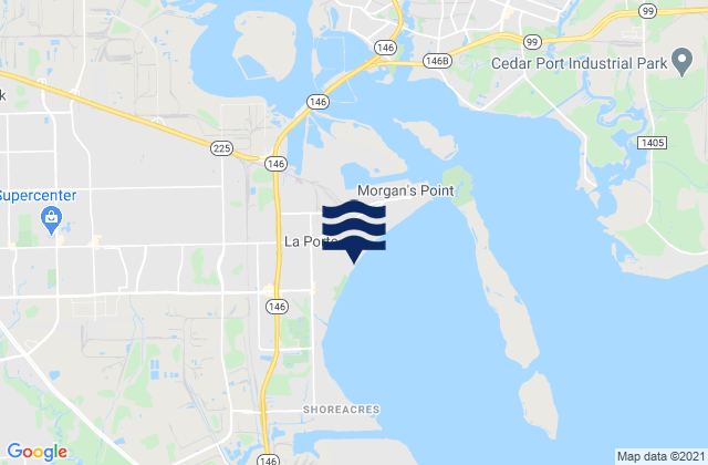 La Porte, United Statesの潮見表地図
