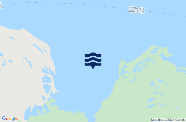 La Pérouse Bay, Canadaの潮見表地図