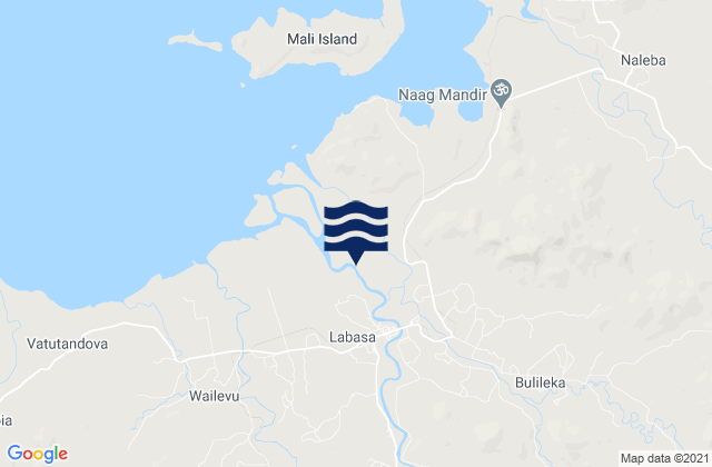 Labasa, Fijiの潮見表地図